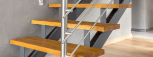 Modern Double Stringers Stairs