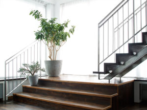 Details of Modern Metal Stairs